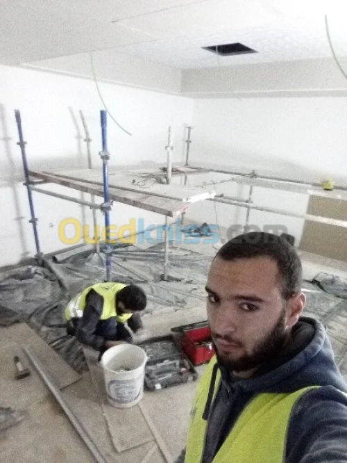 placo platre, pvc, faux plafond démont