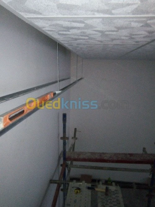 placo platre, pvc, faux plafond démont