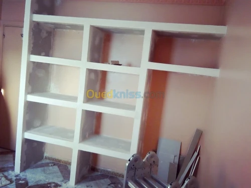 BA13/peinture/PVC
