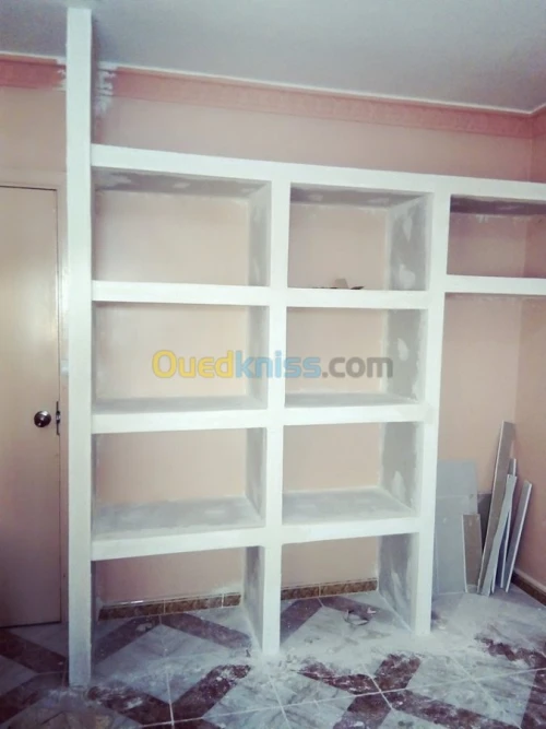 BA13/peinture/PVC