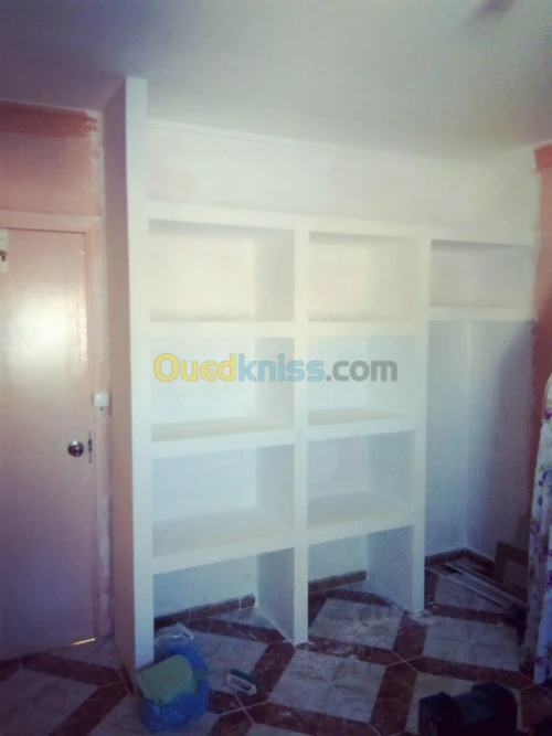 BA13/peinture/PVC