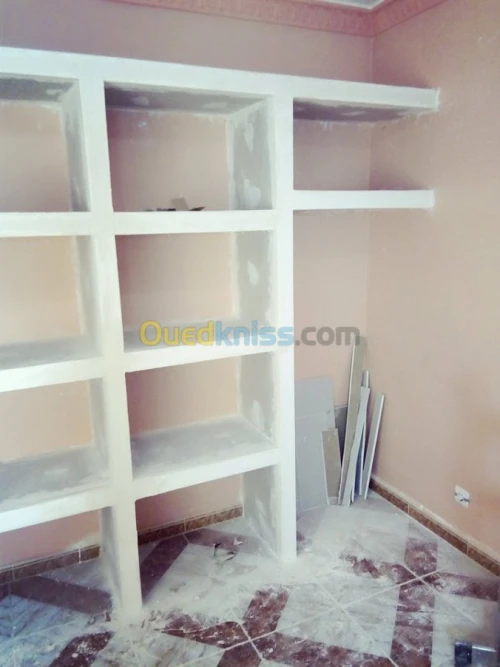 BA13/peinture/PVC