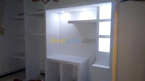 BA13/peinture/PVC
