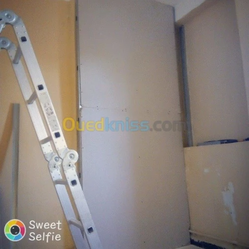 BA13/peinture/PVC