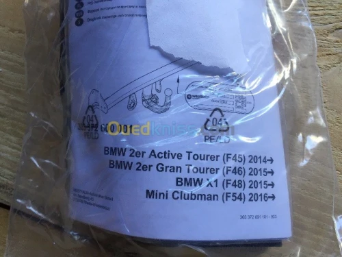 Attelage Westfalia BMW X1 F48 Mini F54