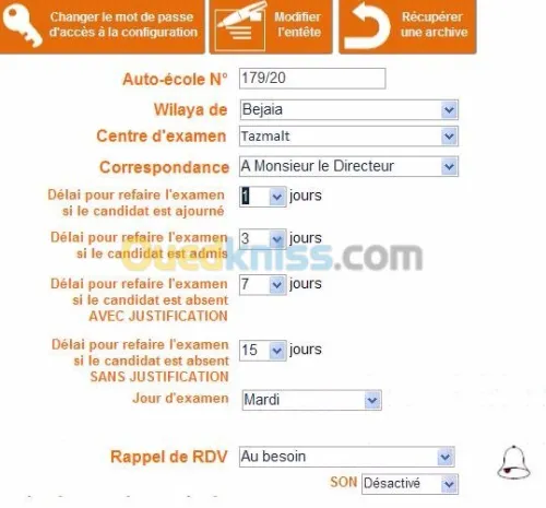 Logiciel auto ecole 
