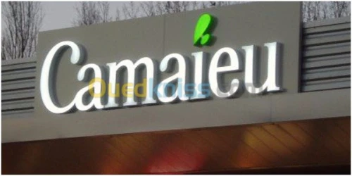 alucobond enseigne - enseignes lumineuse