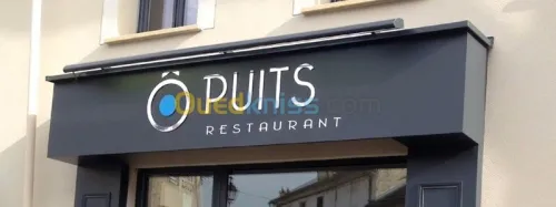 alucobond enseigne - enseignes lumineuse