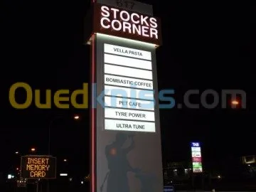 alucobond enseigne - enseignes lumineuse