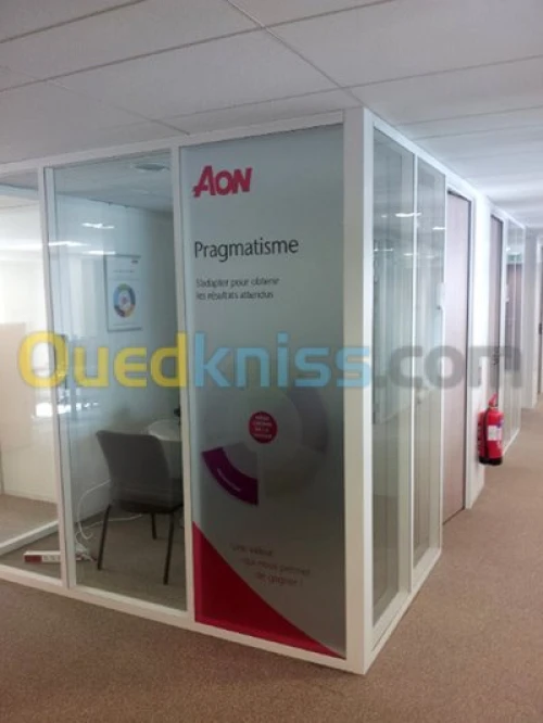 Habillage d'autocollant sablé & oneway