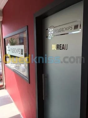 Habillage d'autocollant sablé & oneway