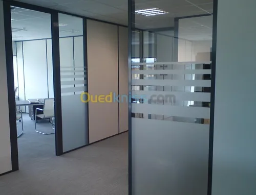 Habillage d'autocollant sablé & oneway