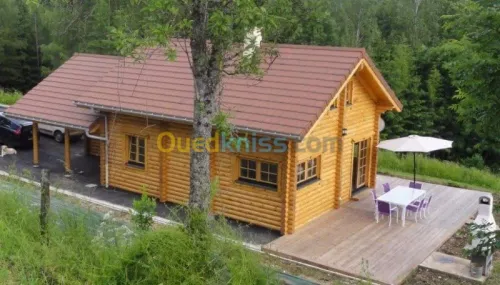 fabrication tout les modeles de chalet