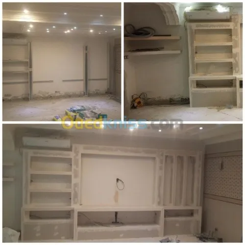 Faux plafonds, Séparations,Meuble TV