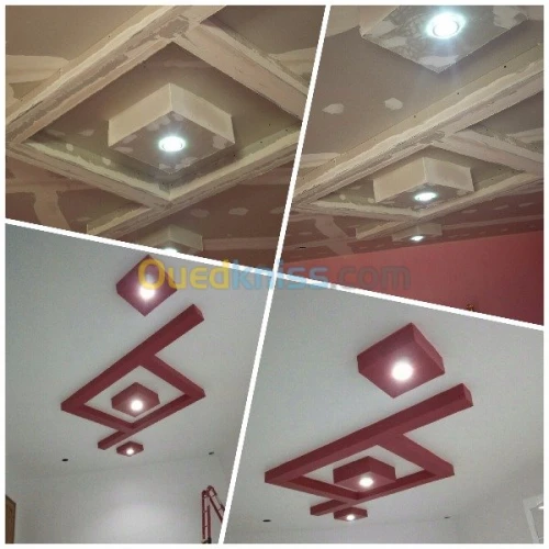 Faux plafonds, Séparations,Meuble TV