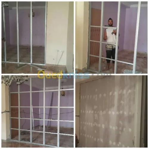 Faux plafonds, Séparations,Meuble TV