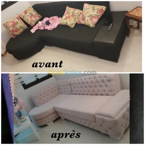 fabrication et reparation salons 