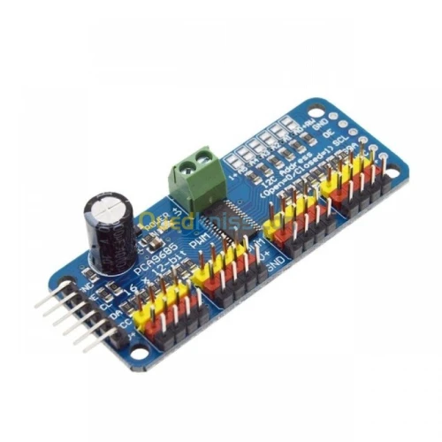 PWM / SERVO DRIVER 16 CANAUX 12 BITS arduino
