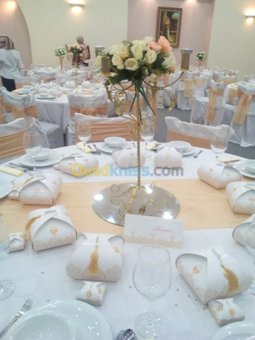 Décoration de salle pour mariage à alg