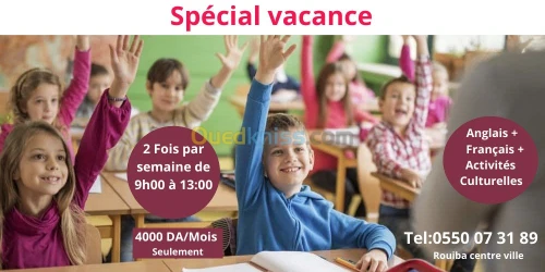 LANGUES SPECIAL VACANCE