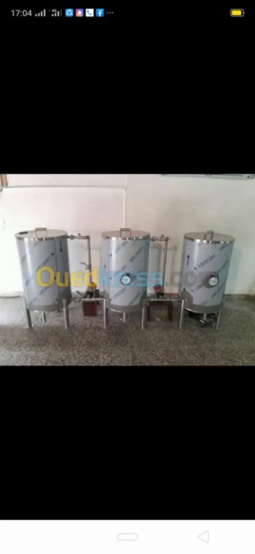 Cuve et machines 