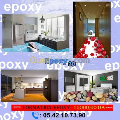 Epoxy 3d placoplatre dressing cuisine