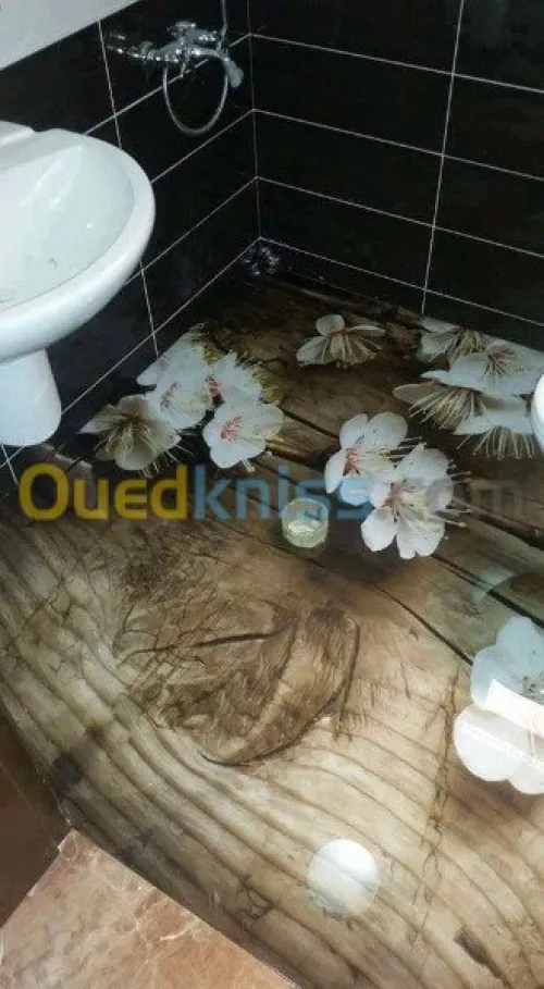 Epoxy 3d placoplatre dressing cuisine