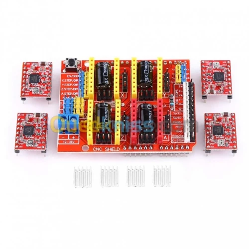 shield cnc v3 + 4 piece A4988 / DRV88  arduino