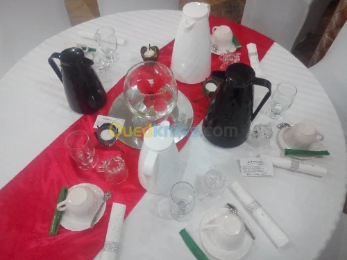 Location  vaisselles, nappes et housses