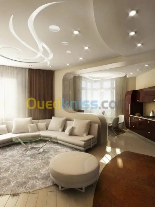 Travaux d'aménagement et décoration