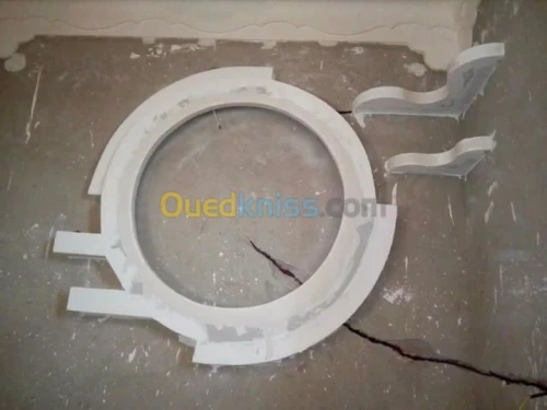 Placoplatre et peinture