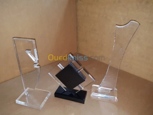 présentoir support on plexiglas 