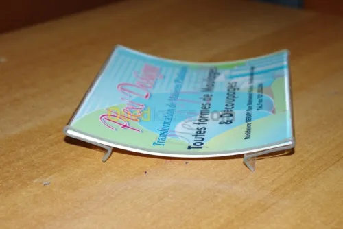 présentoir support on plexiglas 