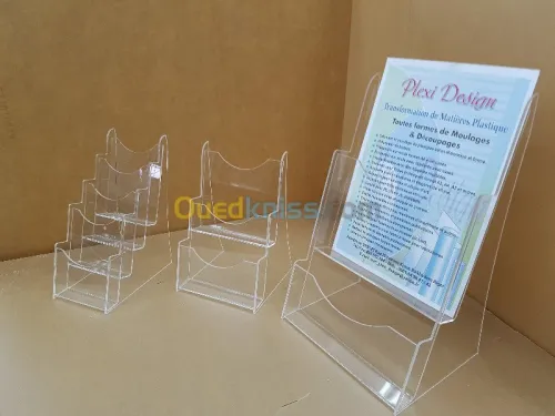 présentoir support on plexiglas 