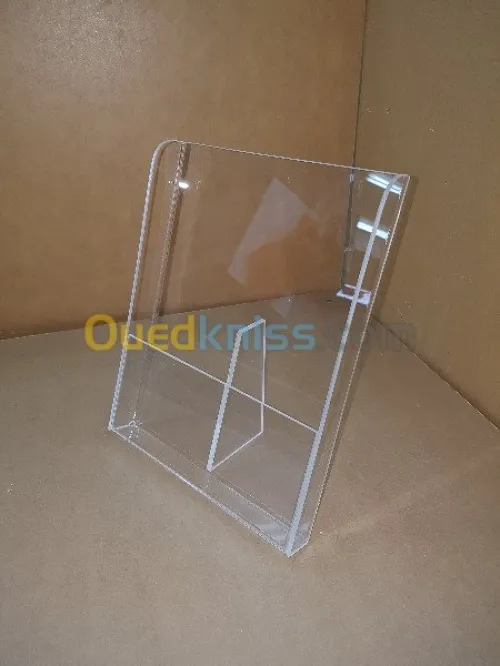 présentoir support on plexiglas 