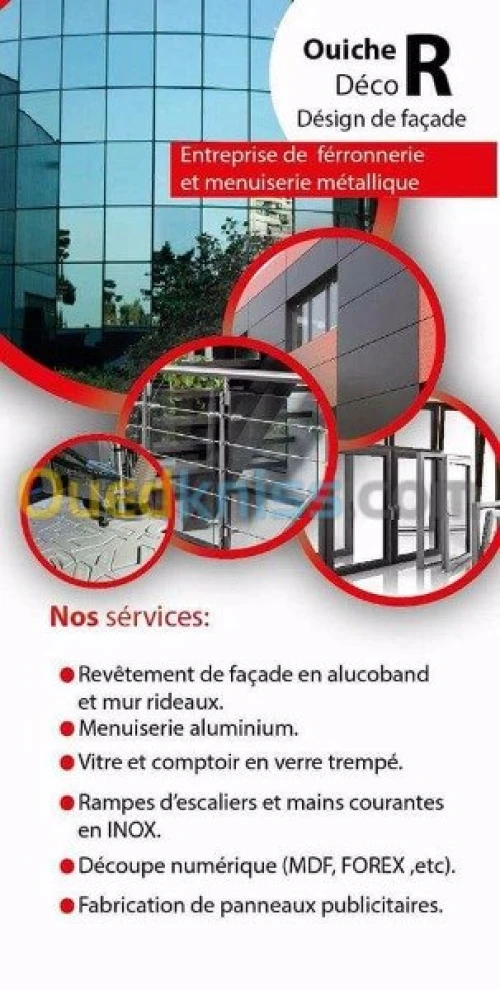 Façades en Alucobond et Mur rideaux