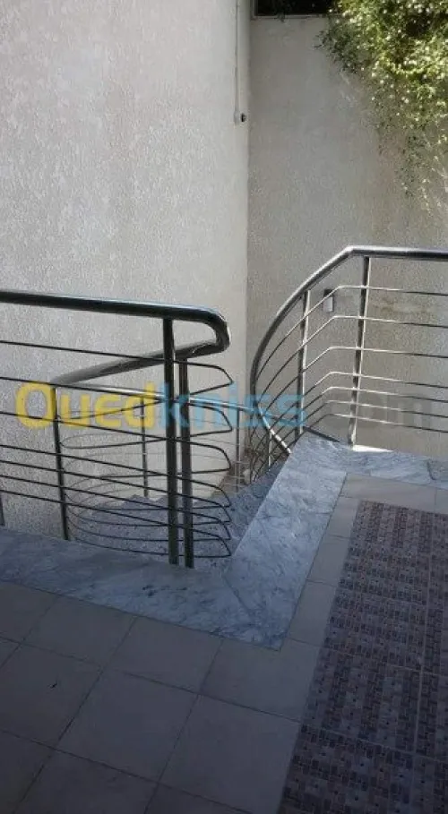 Rampe escalier inox souder très profes