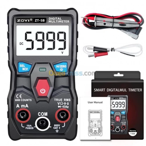 Multimètre numérique  Bluetooth ZT-5B 