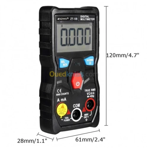 Multimètre numérique  Bluetooth ZT-5B 