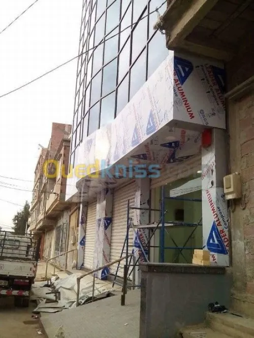 Habillage façade allucobande 