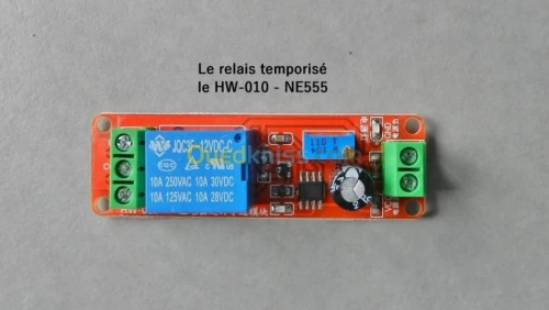 relais temporisateur, le HW-010 NE555 arduino