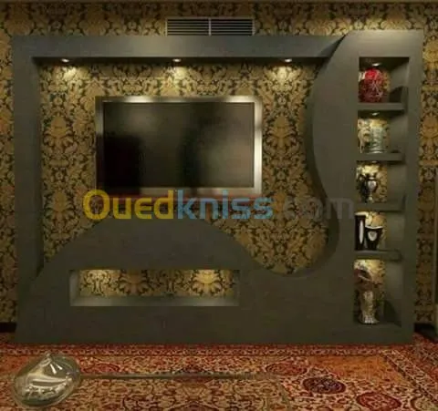 pose de plaque ba13 et decoration