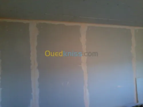 pose de plaque ba13 et decoration