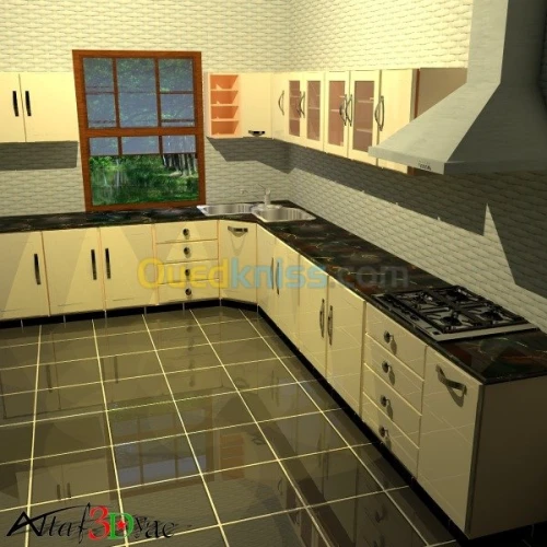 3D aménagement intérieur/architecture 