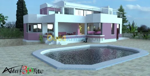 3D aménagement intérieur/architecture 