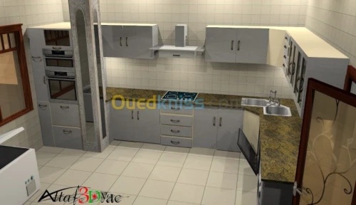 3D aménagement intérieur/architecture 
