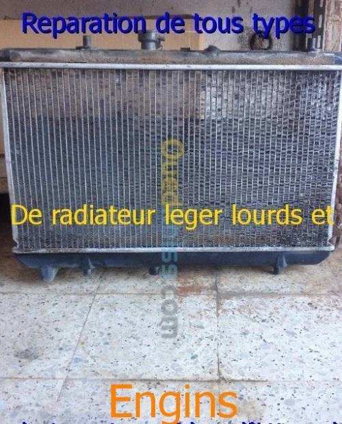 Reparation tous types de radiateur