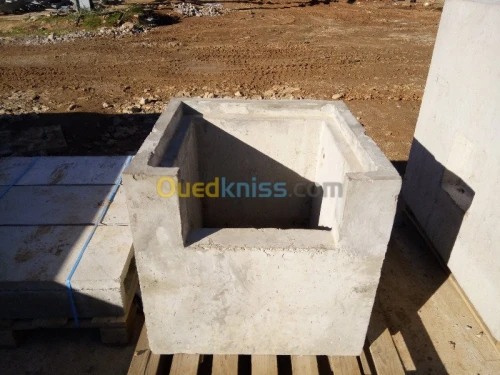 fabrication des élements de beton