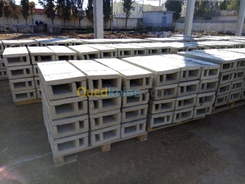 fabrication des élements de beton