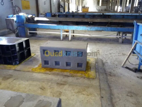 fabrication des élements de beton